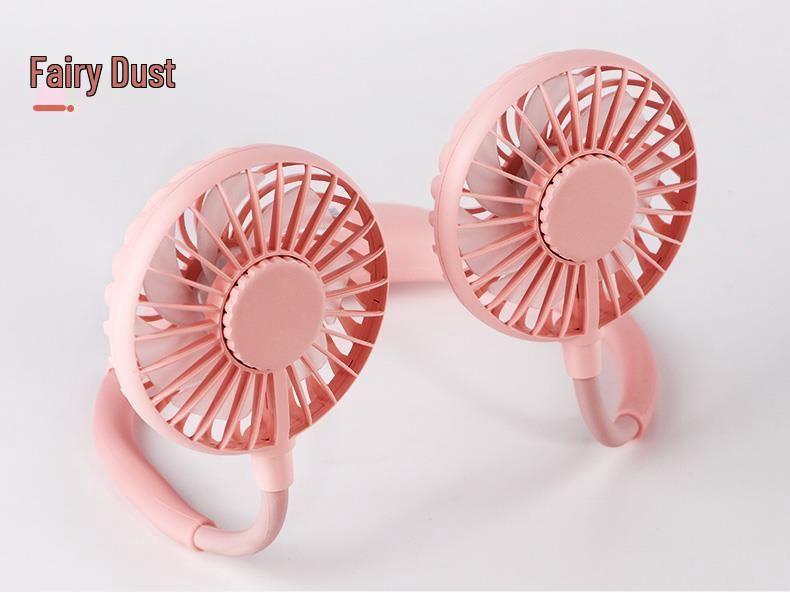 LED Nackenventilator: Wiederaufladbarer geräuschloser Hängeventilator der 3. Generation