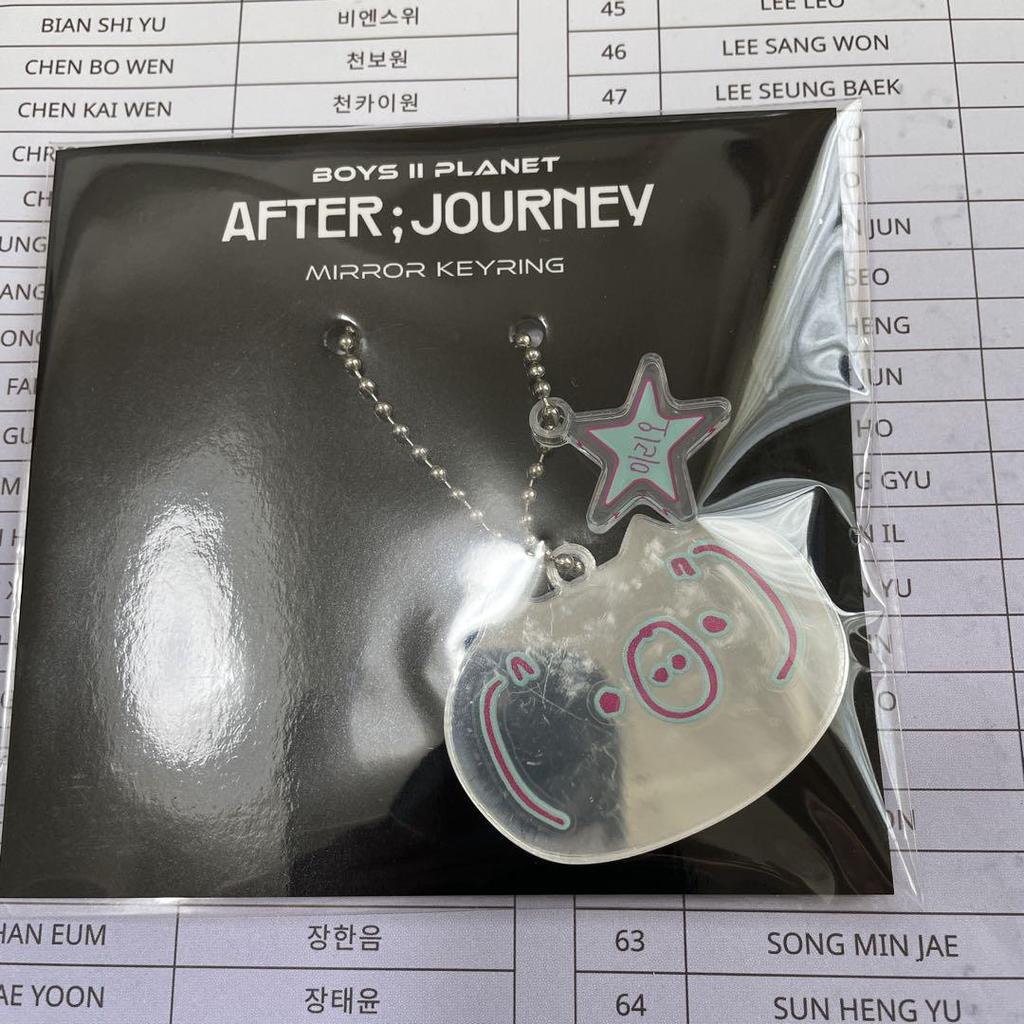 [USED] BOYS2PLANET Archive Exhibition Boypla 2 Mirror Key Ring Irio