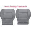 Driver Side Bottom Replacement Cloth Seat Cover Gray Compatible with 2014-2019 GMC Sierra 1500 2500 3500 1500HD 2500HD SLE SLT