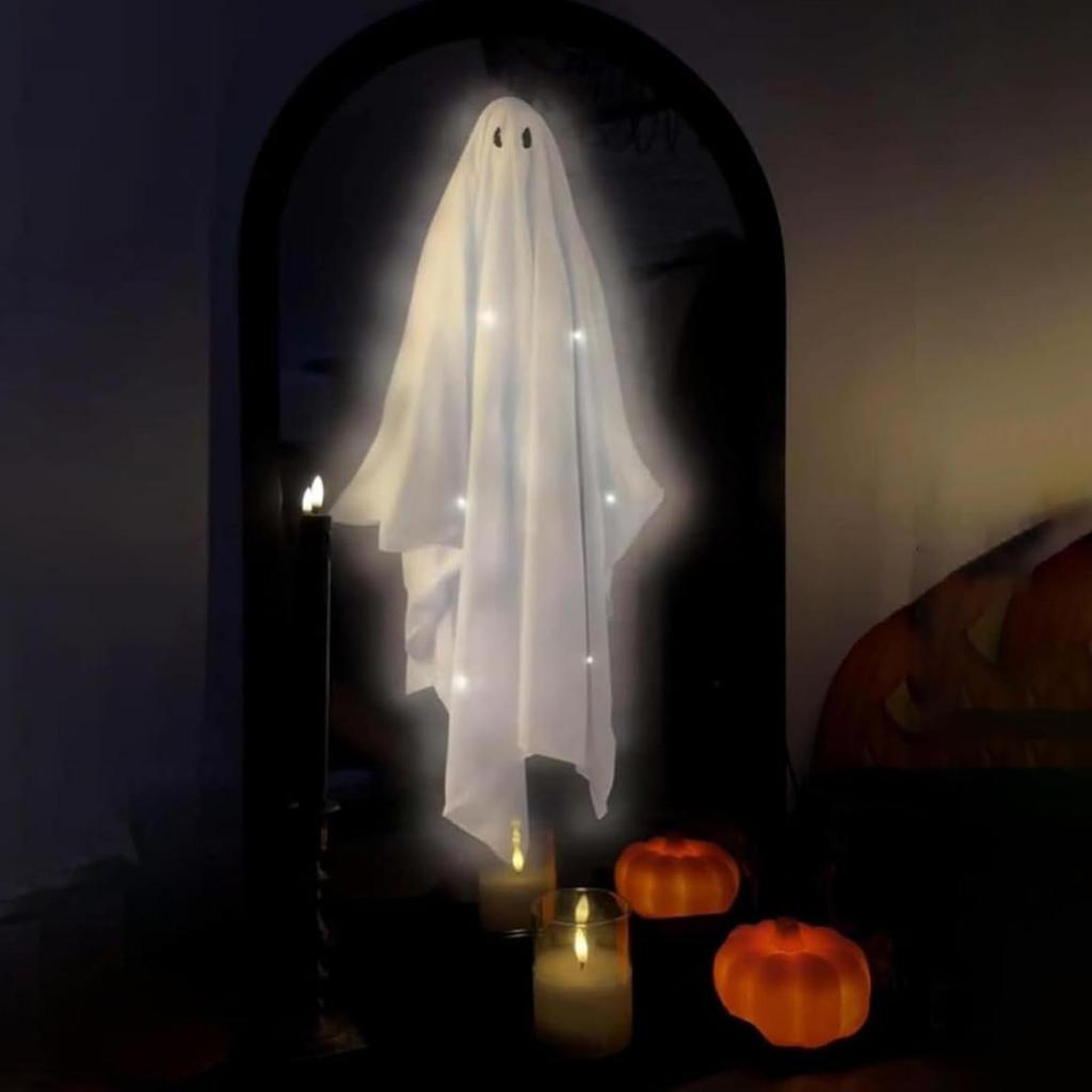2025 Halloween Scary Decor Hologram Ghost Mirror, Partysupplies Room Decoration,adding A Terrifying Atmosphere