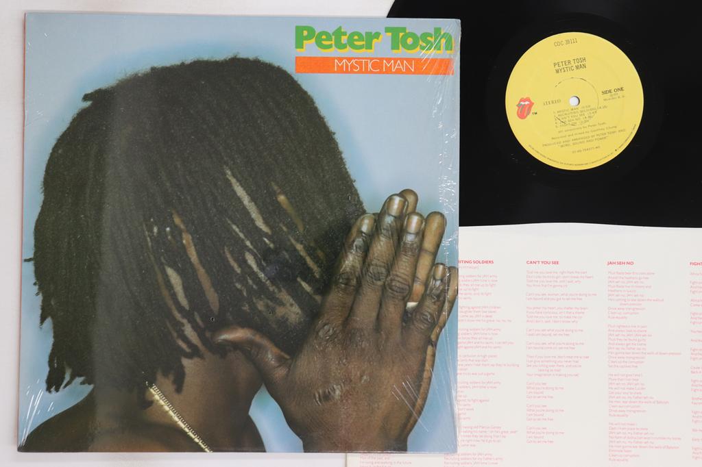 LP Record PETER TOSH - Mystic Man COC39111 ROLLING STONES  1979 US Reggae, Ska & Dub Used
