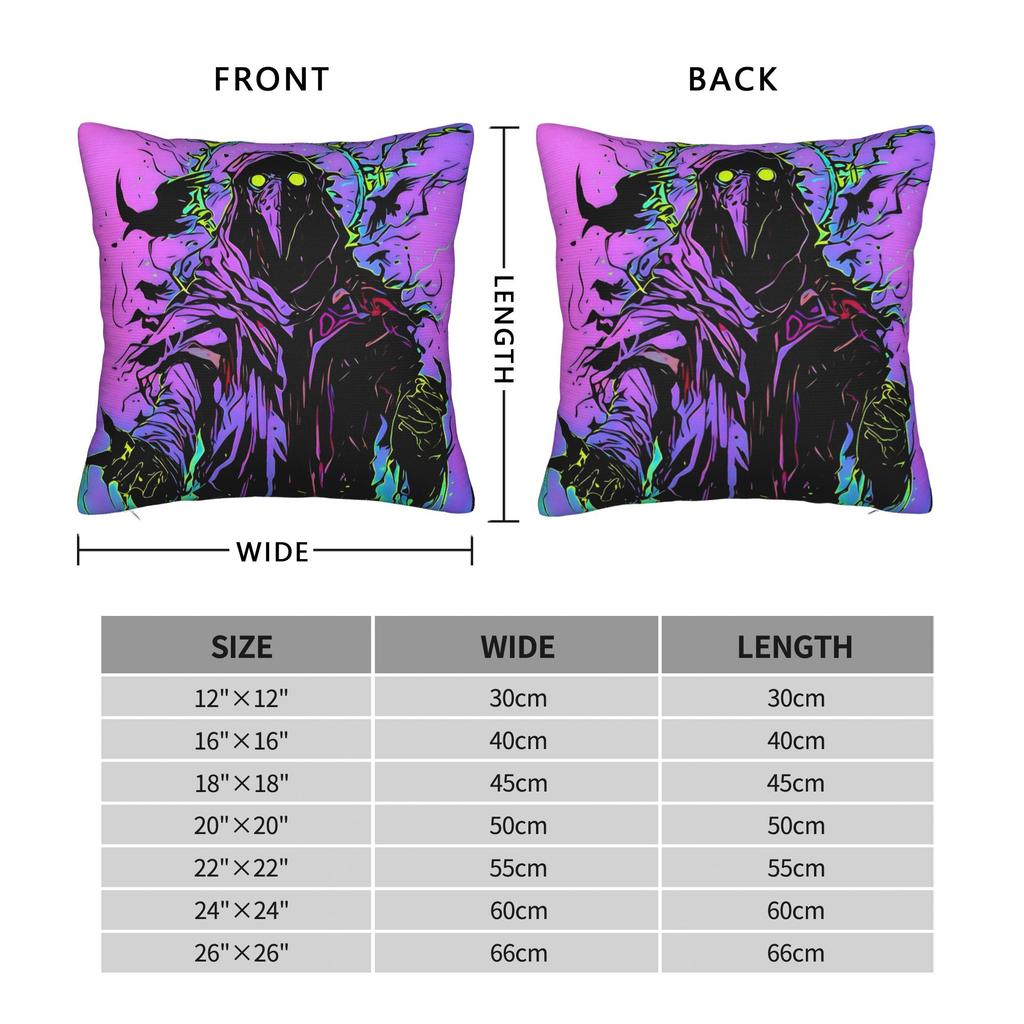 Pillow Cover World of Warcraft Game Vintage Pillow Case For Couch Sofa Bedroom Pillowcases