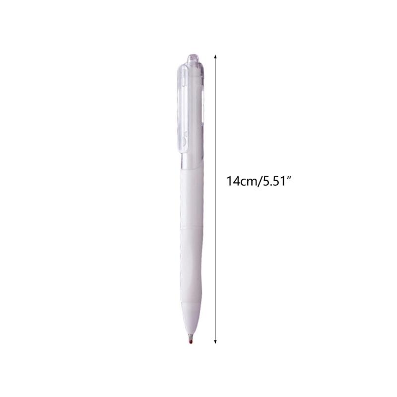 10x/Set 0,5 mm Einziehbarer Gelstift Neutralstift Schwarze Tinte Unterschriftenstift Leicht Schreibender Stift Schulbüromaterial