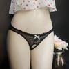 Lace Sissy Hollow Out Pouch Panties Sexy See Through Men Low Rise Briefs Cross-Dresser Lingerie Expose Buttock Gay Underwear
