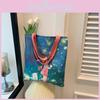 Fashionable Summer Canvas Tote Bag Trendy Street Style For Women Large Capacity