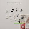 6Pcs Set Musical Note Fridge Magnet Refrigerator Magnetic Photo Message Sticker Note Stick Office Home Kitchen Decoration Gift