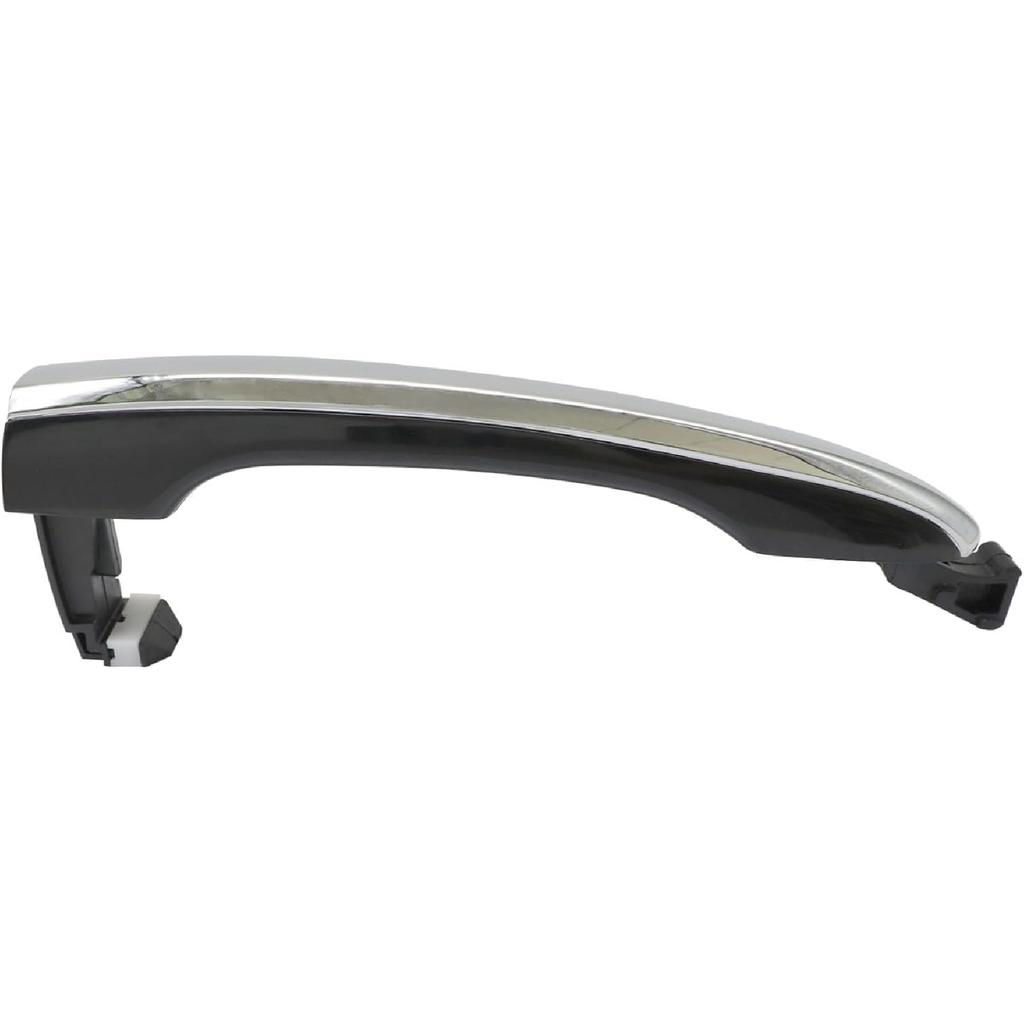 XQSMWF Exterior Door Handle Chrome Rear Left Driver Side Compatible with Hyundai Genesis Sedan 2009 2010 2011 2012 2013 2014 3.8L 4.6L # 82651-3M000