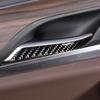 For BMW X3 G01 2018-2022 Carbon Fiber Car Interior Door Grab Handle Sticker Trim