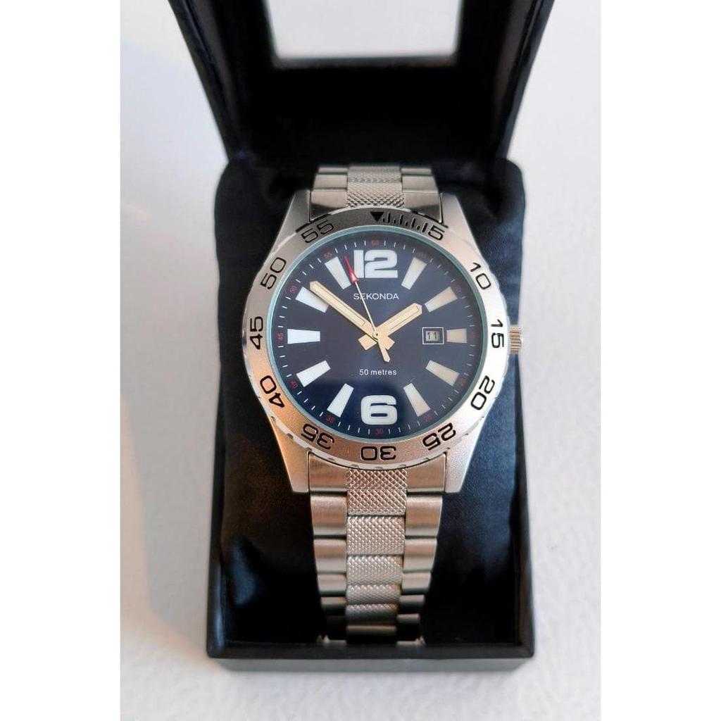 Used SEKONDA 3253 Stainless Steel Watch Men's Watch