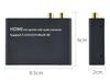 ELEVIEW HDMI 4K Audio 1 2 Outputs Optical Red Audio Compatible with Dual Screen Simultaneous Audio Separator Splitter, HDCP1.4, Separator, Input,