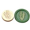 Plant Themed Seal Stamp Head Antique Embossed Sealing Stamp Head for Seal Envelope Invitation Decoration Scrapbooking
