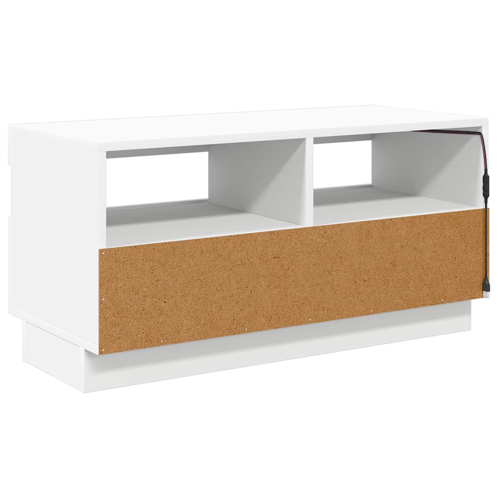 Moderner TV-Schrank Mit LED-Beleuchtung, TV-Sideboard, Dekorativer Stauraum, 80x35x40 Cm