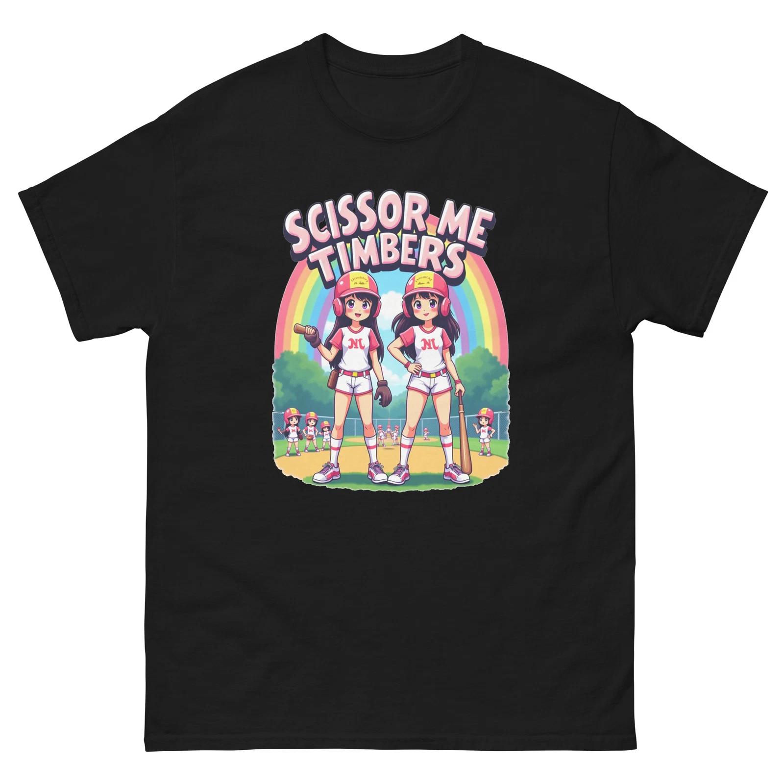 

Scissor Me Timbers Baseball Girls Fun T-Shirt 3XL