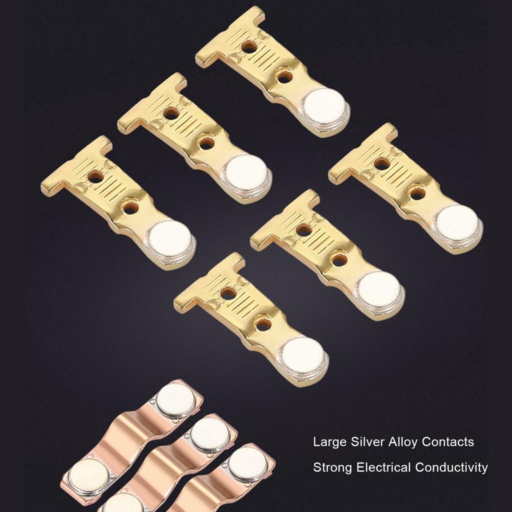 AC Contactor Copper Coil 3P Normally Open Silver Contact Circuit Switch Controller AC 380V 25A