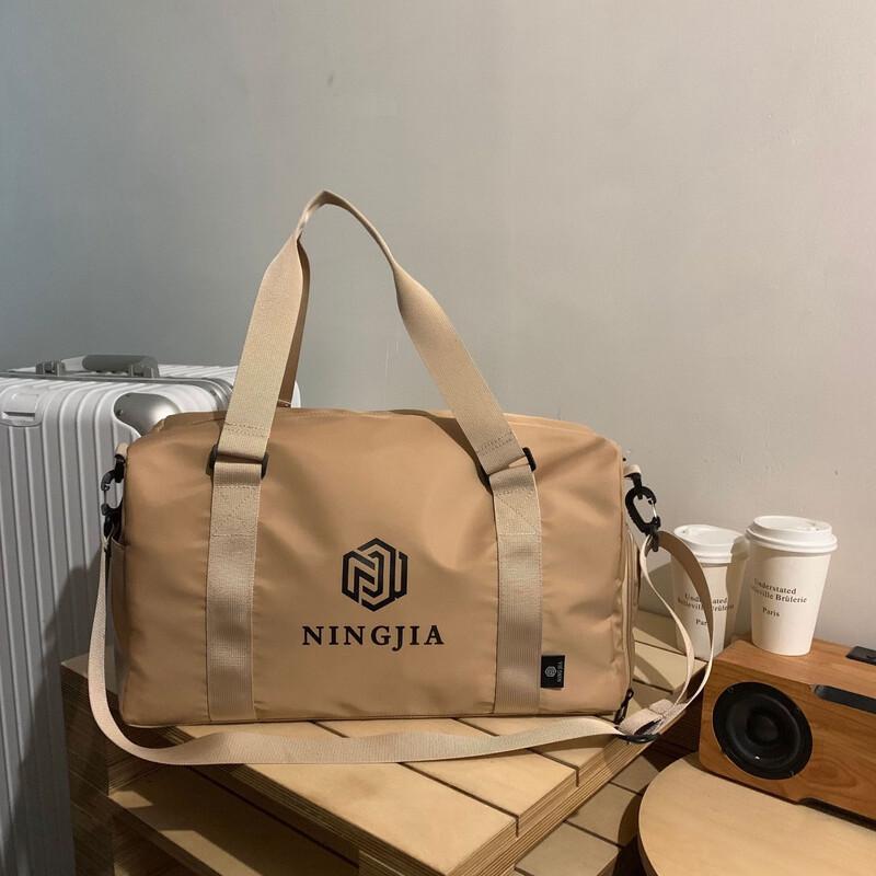 KANDEXS Lightweight Travel Duffel Bag with Shoe Compartment