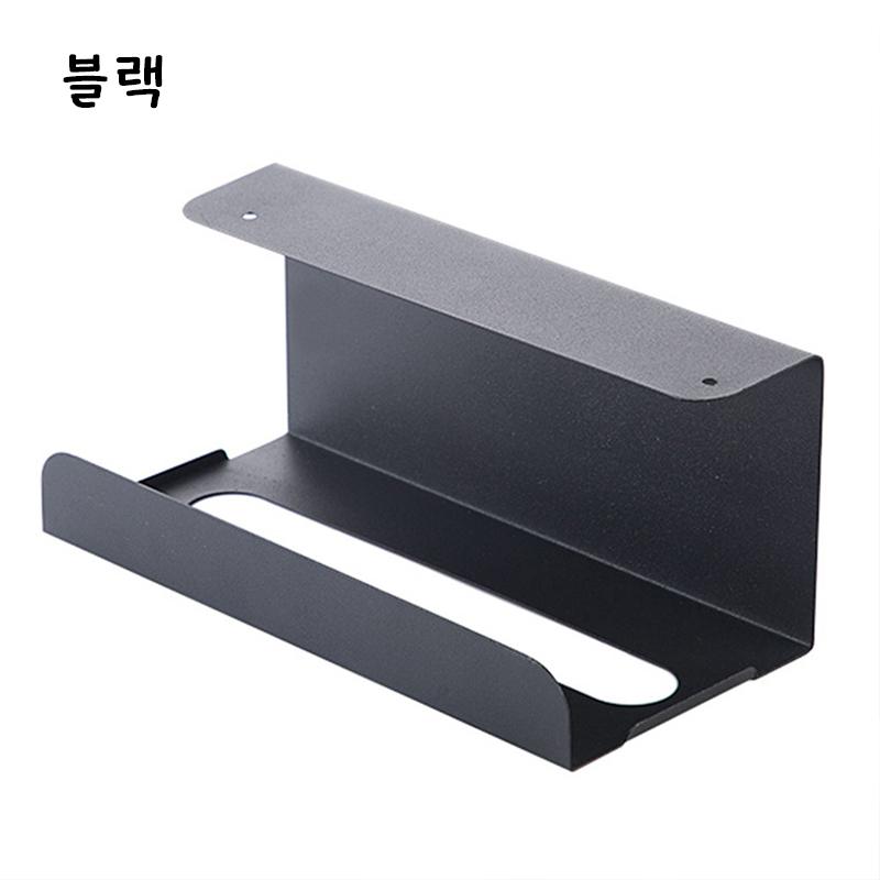 

Подвесной держатель для бумажных полотенец - кухонная стойка для хранения бумажных полотенец, креативный диспенсер для салфеток, полка-органайзер для дверцы железного шкафа чёрный