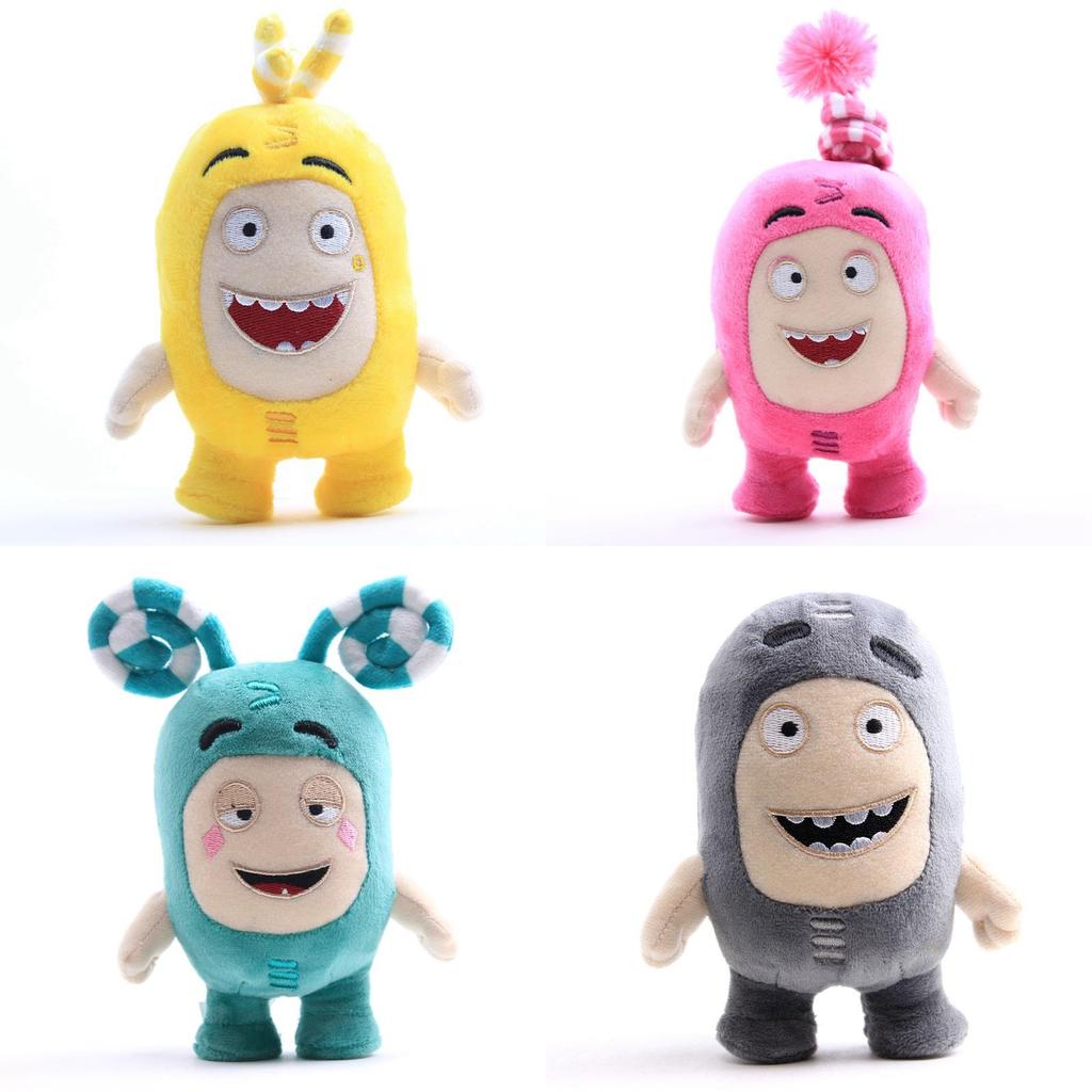 Oddbods Peluche Morbido Coccoloso da 18cm Newt Bubbles Pogo Zee Jeff Fuse Slick Per un Comfort Accogliente