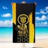 Quick Dry Beach Towel Transformers Pattern, Lightweight Absorbent Towel for Pool Beach Vacation Use