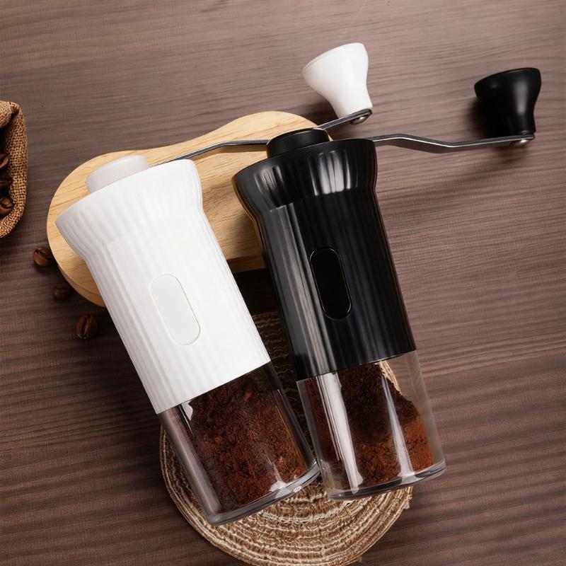 Portable Manual Coffee Grinders Compact Designs Nonrust Steel Burr Adjustable Coarseness For Travels Camping Office Use