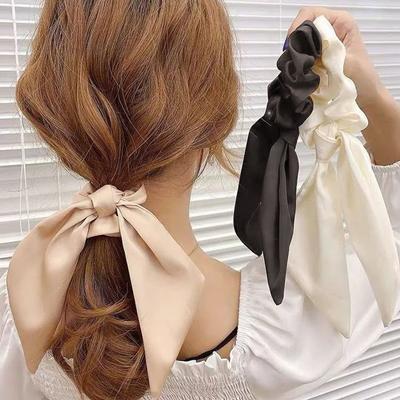 Women's Basic Silk Scarf Hair Tie