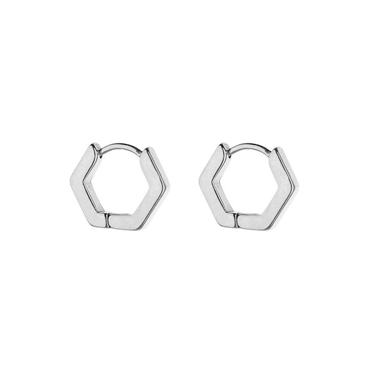

1 Pair Men s Stainless Steel Hoop Earrings, Viking Runes Black Earrings For Men/Women