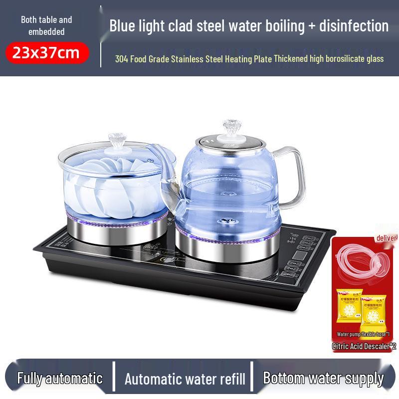 Gaopeng Automatic Bottom-Filling Electric Kettle & Tea Stove with Glass Design