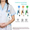 Retractable Badge Reel Pen Set with Highlighter 3-in-1 Ballpoint Pen Portable Multifunctional Stationery for Nurses Office Workers
