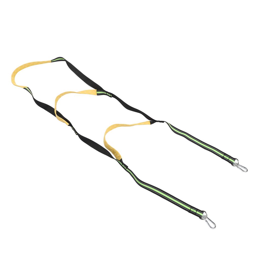 Boat Rope Ladder 3 Step Foldable Soft Swim Ladder for Inflatable Boat Kayak Canoe Fluorescent Green