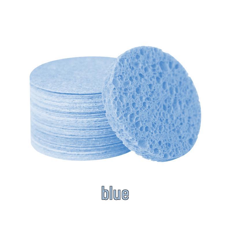 Compressed Wood Pulp Kitchen Sponge - Expanding, Non-Stick, Oil-Resistant Dishwashing Sponge