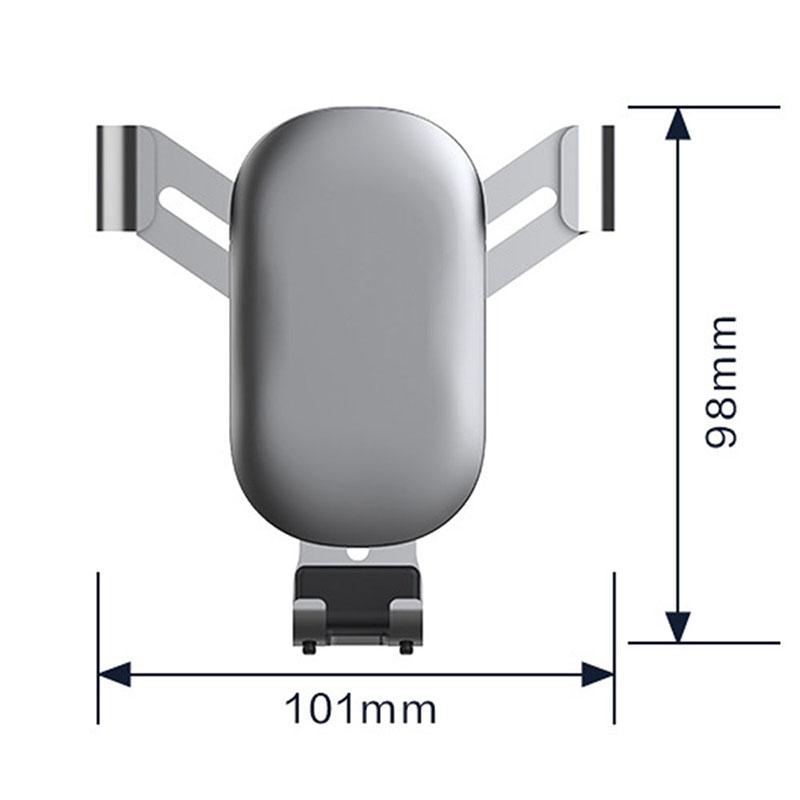 Car Phone Holder Gravity Sensing Bracket Stable Not Shaking Compatible Most Phones Aluminum Alloy High Quality
