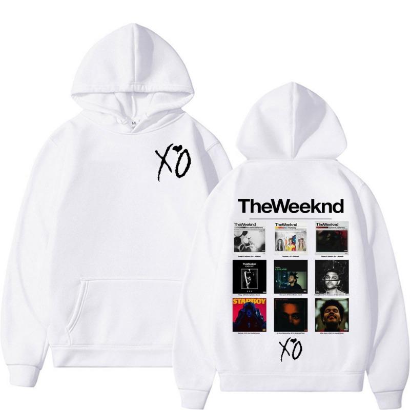 Rapper The Weeknd Grafické mikiny s motivem alba Pánské Dámské Módní Hip Hop Pop Music Mikina Vesta Komfortní Mikina Mikiny