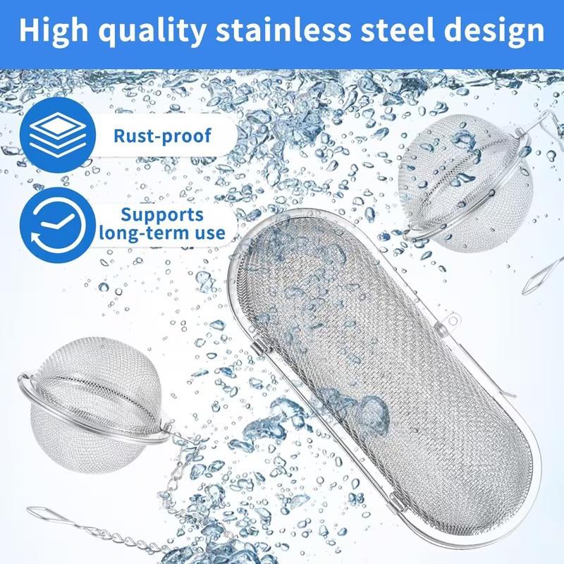 Stainless Steel Watch Cleaner Mesh Basket Soundwave Technology Cleaner Basket Multi-Size For Jewelry, Eyewear, And Parts