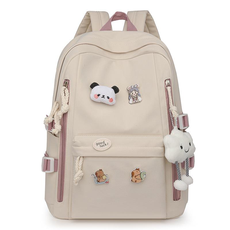 Schoolbag, Cute Girl, Elementary and Middle School Student, Large Capacity Backpack, New Backpack, Men's Book Bag, SchoolBag