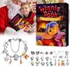 Stitch Mickey Christmas Advent Calendar Bracelets Xmas Countdown Calendar Diy Jewelry Making Kit Girls Surprise Gift