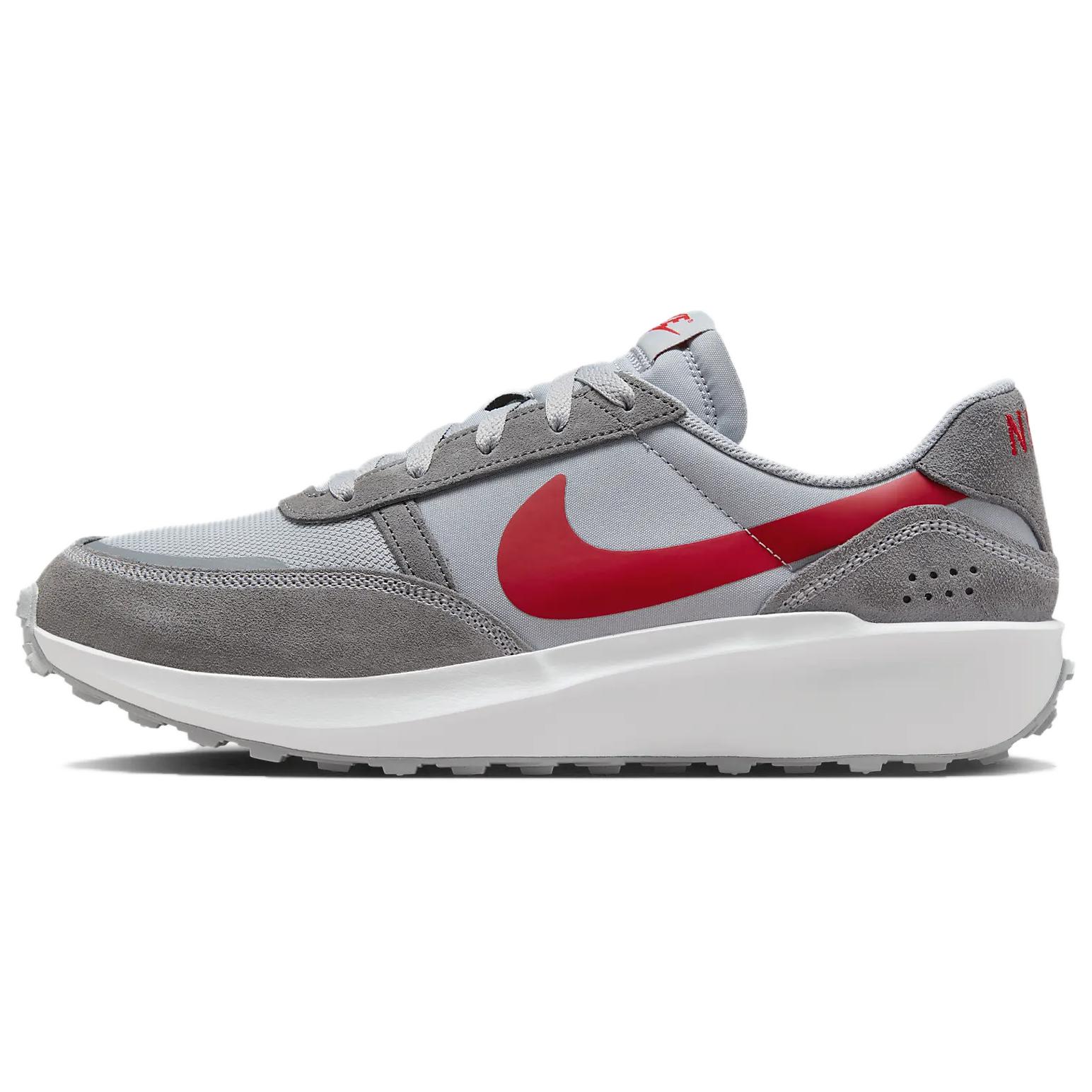 

Nike Waffle Nav Wolf Grey Cool Grey White University Red FJ4195-004 42.5