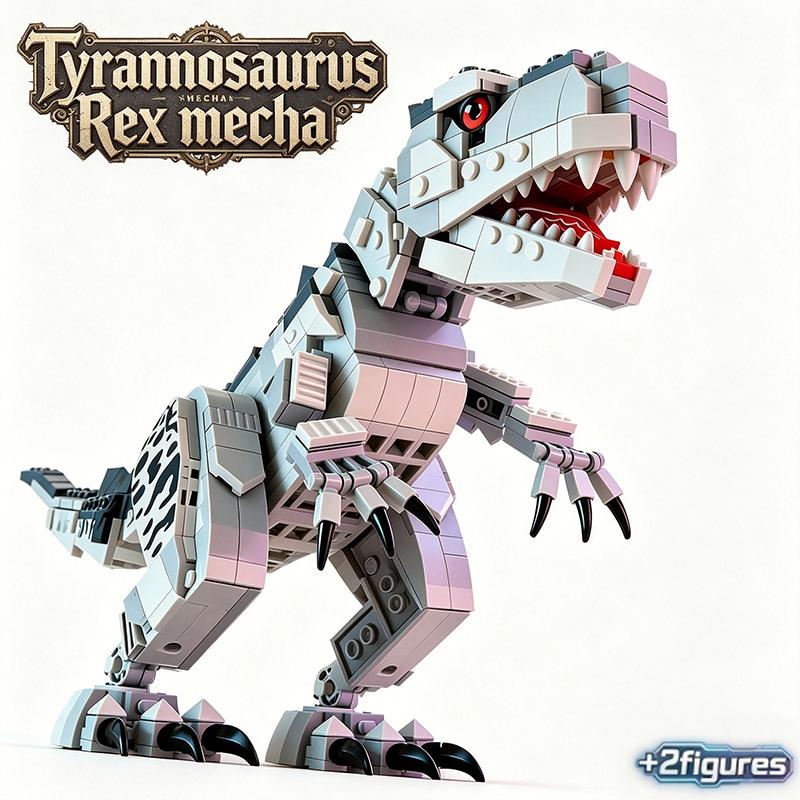 High-Quality Dinosaur High-Quality Building High-Quality Blocks High-Quality Tyrannosaurus High-Quality Rex High-Quality Mecha High-Quality Dinosaur