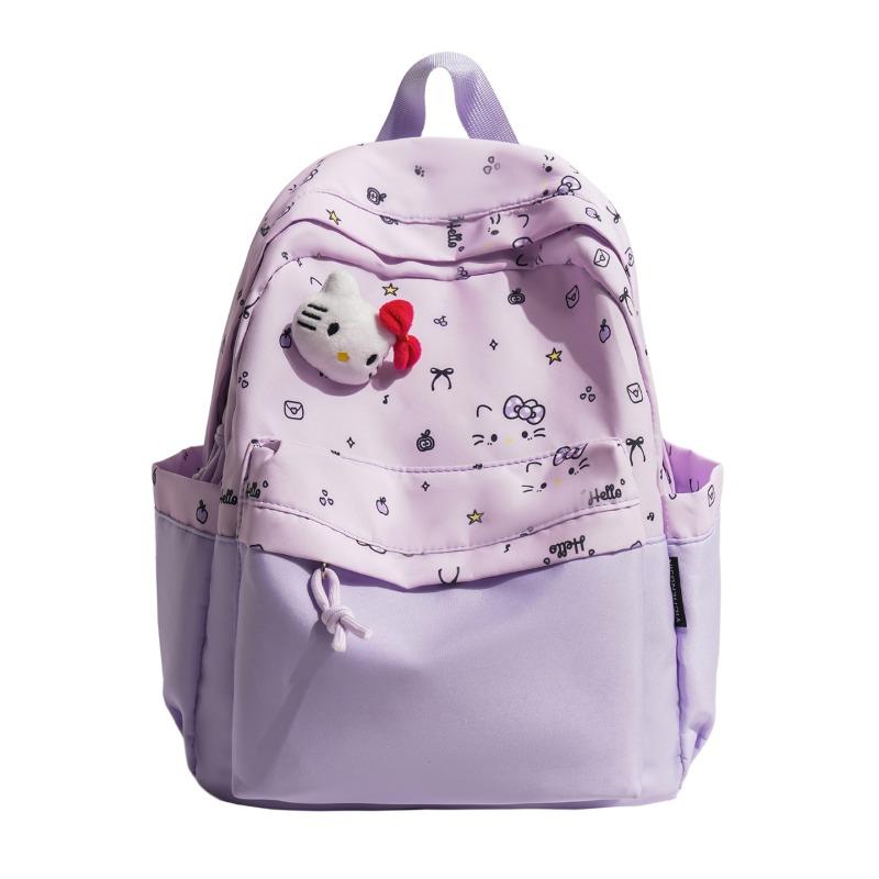 New cute cartoon backpack girl junior high school primary school large capacity commuting light schoolbag student backpack