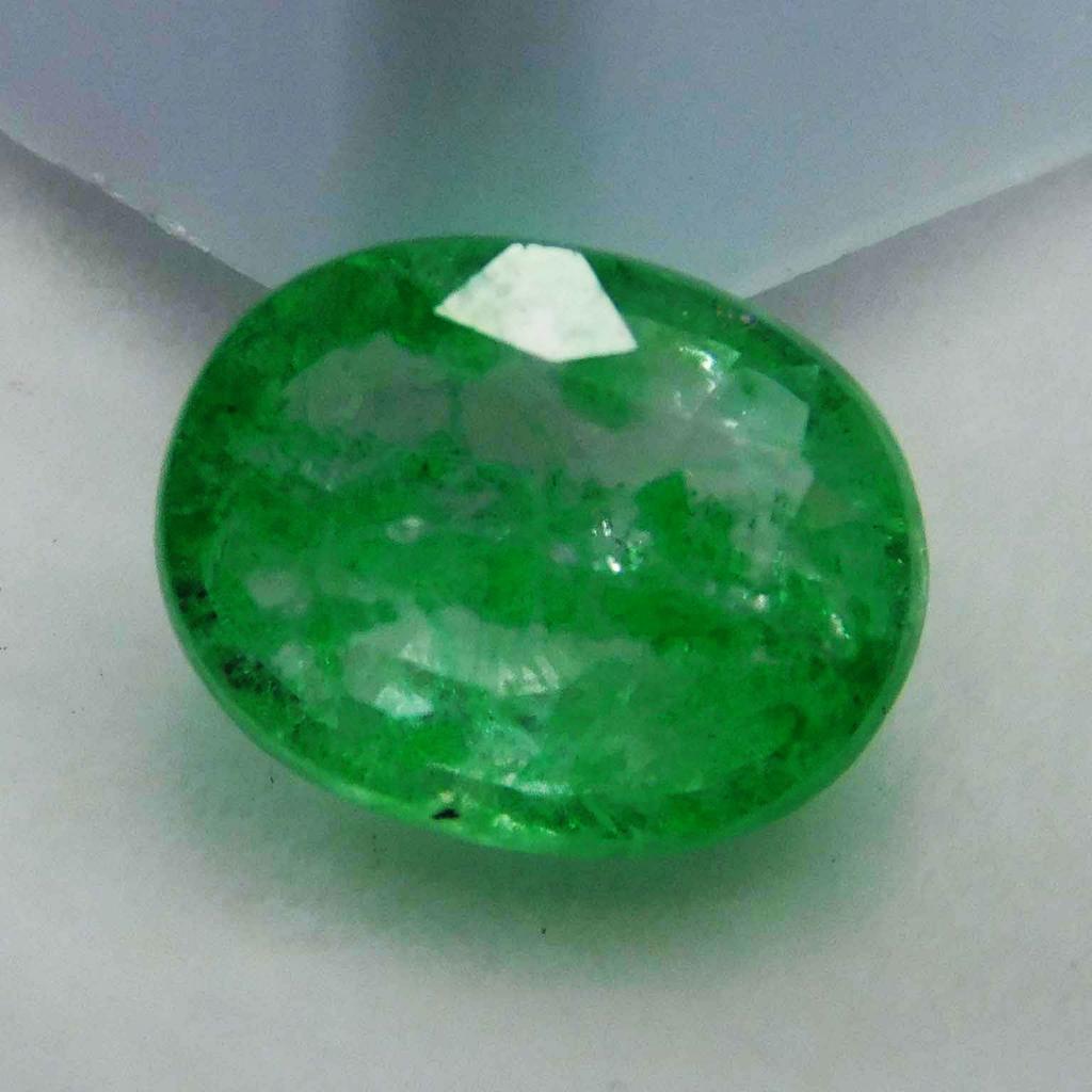 7 Carat Natural CERTIFIED Emerald Oval Cut Green Colombian Loose Gemstone A-3402
