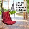 Large Soft Leather Velvet Hammock Hanging Cotton Swing Chair/Jhula For Adults For Indoor/Outdoor, Home, Balcony,,200 Kgs