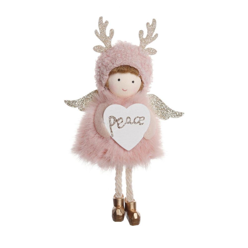 New Christmas Supplies Christmas Feather Angel Christmas Tree Decoration Pendant Small Pendant Christmas