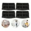 4Pcs Non Slip Ladder Foot Pads with Enhanced Stability for All Ladders
