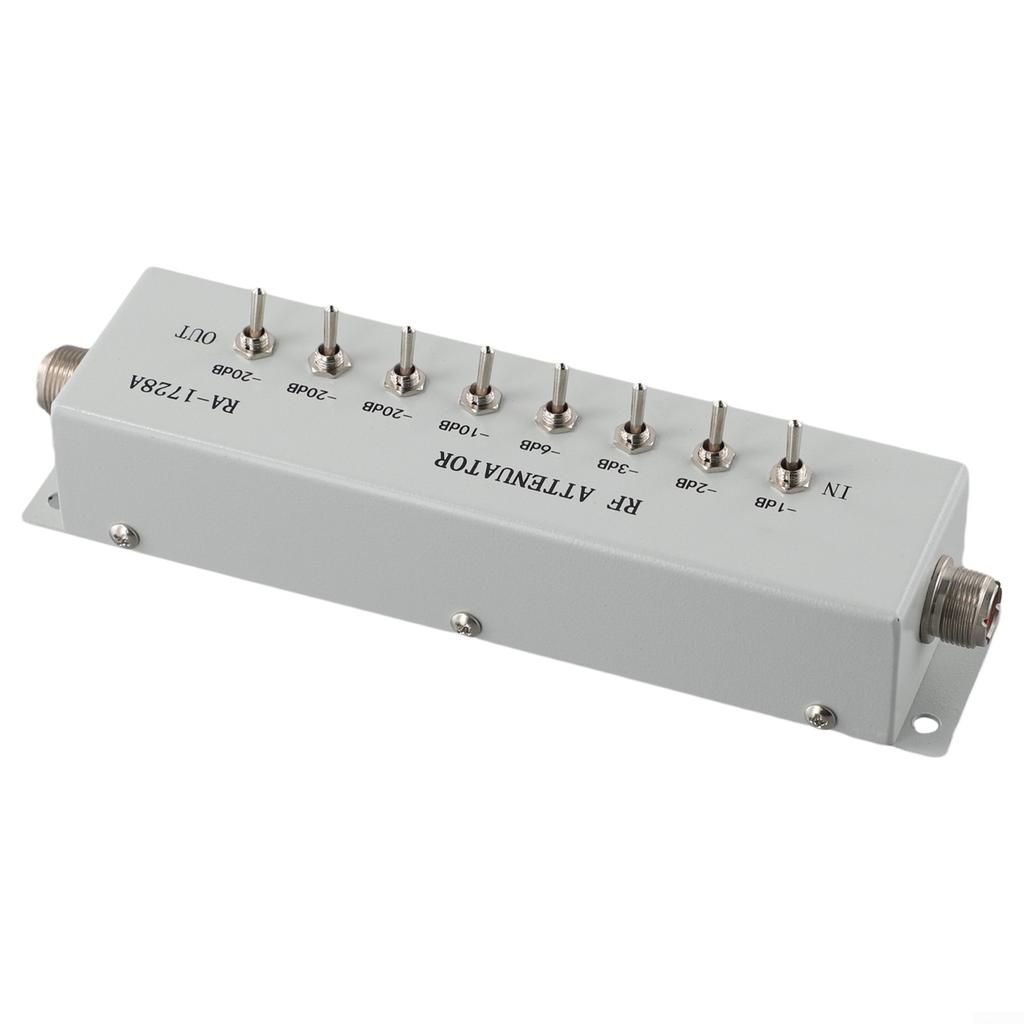 0 - 82DB VARIABLE/ STEP ATTENUATOR 50 OHM for Ham Radio Transmitter Etc