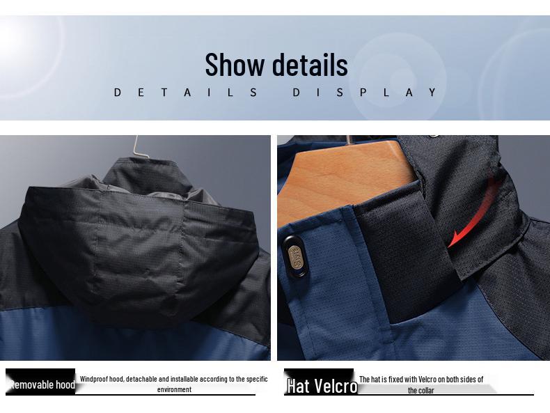 Unisex Vindtät & Vattentät Friluftsbergsklättringsdräkt för Vår/Höst