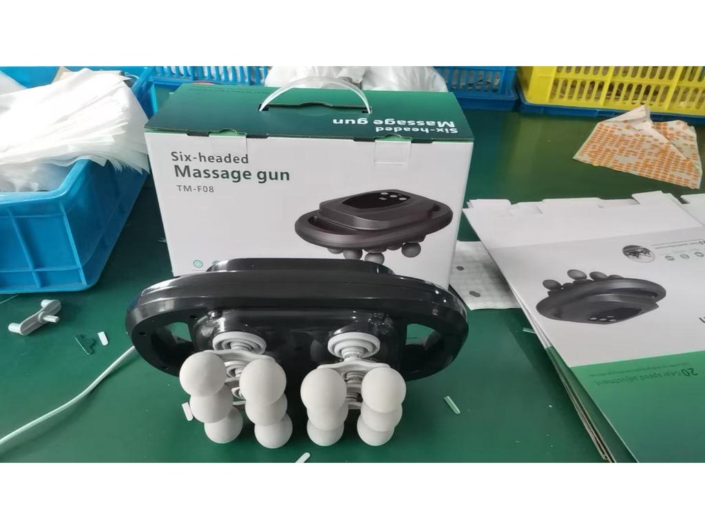 12-Head LCD Deep Tissue Muscle Massager with High-Frequency Vibration