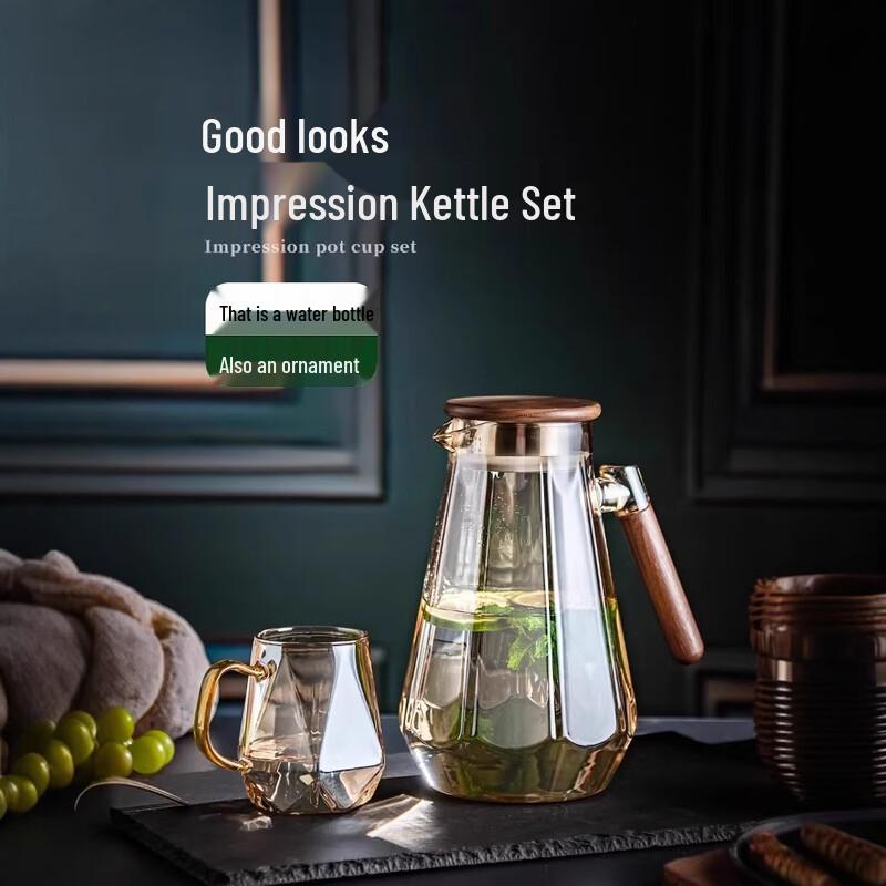 Wutuo Impression Glass Cold Water Pitcher Set