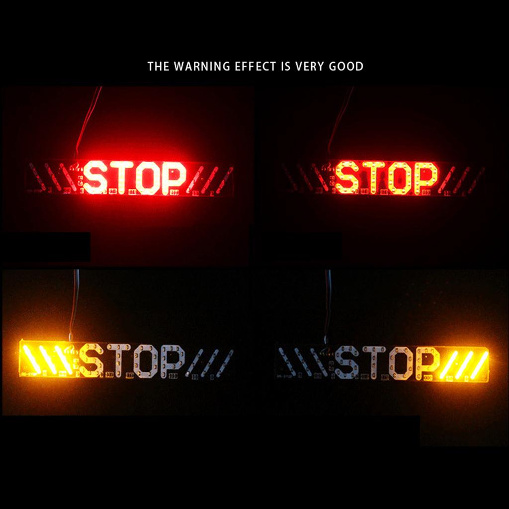 Waterproof Stop Light STOP Indicator Portable Screw Bolt Lamp for Motorbike