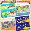 Premium-Quality Baby Play Sets Superior-Grade Sticker Superior-Grade Book Premium-Quality Multiple Scenarios Top-Grade Cartoon Self-Assembly