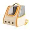 Pet Carrier with Mesh Window Structured Dog Backpack Ventilated Cat for Travel, Visits,