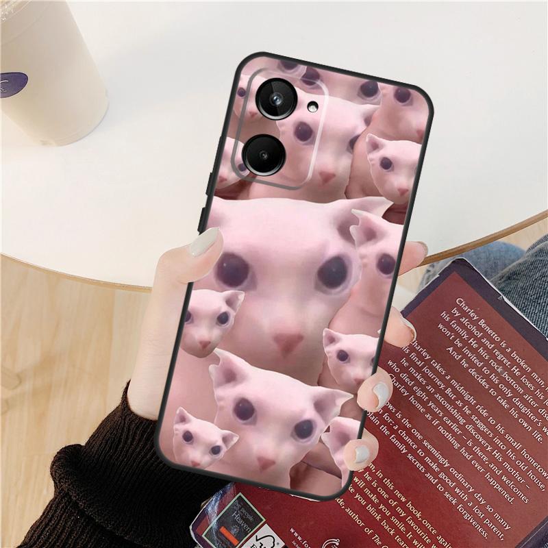 

Sphynx Sphinx Cat Case For Realme 14 12 10 11 13 Pro Plus GT 6 6T 5 GT7 Pro C61 C55 C51 C21Y C25S C67 C75 C53 Realme C51