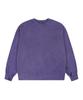 ADERNM Back Cut-Line Pigment Sweatshirt (Purple)